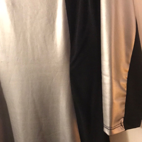 Bodycon Black & Silver Party Dress - Picture 6 of 8